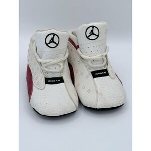 Nike Air Jordan Retro XIII 13 Toddler Baby Shoes White/Red Size 3C Unisex